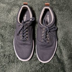 Navy Blue Men’s Canvas Shoes